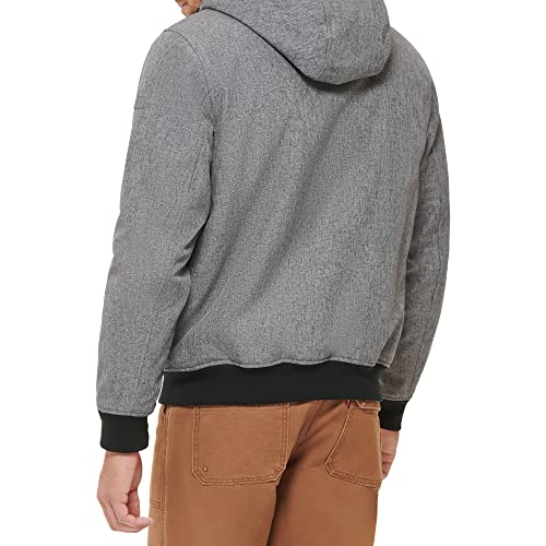 Image of DOCKERS Men's Softshell Sherpa Lined Bomber Jacket (Standard and Big & Tall)