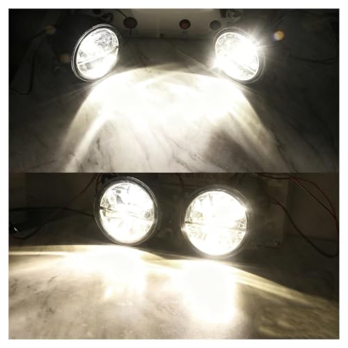 Feu antibrouillard LED blanc et DRL pour Fiat 500 Panda Punto Tipo