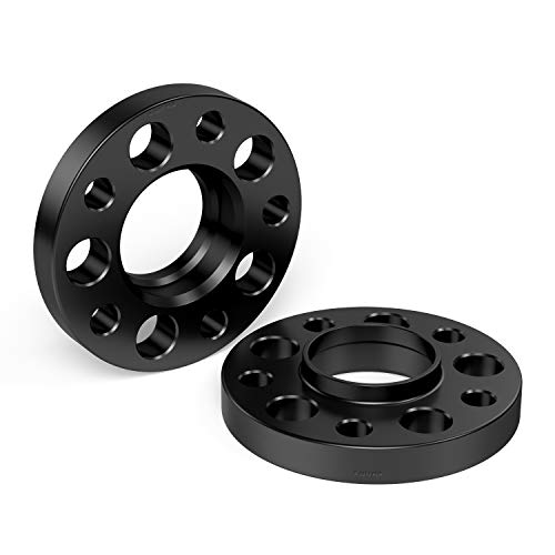 2pcs 15mm 5x120 Hubcentric Wheel Spacers Compatible with 1996-2003 BMW 525i 528i 530i 540i M5 (74.1mm Bore) Black E39 525 528 530 540