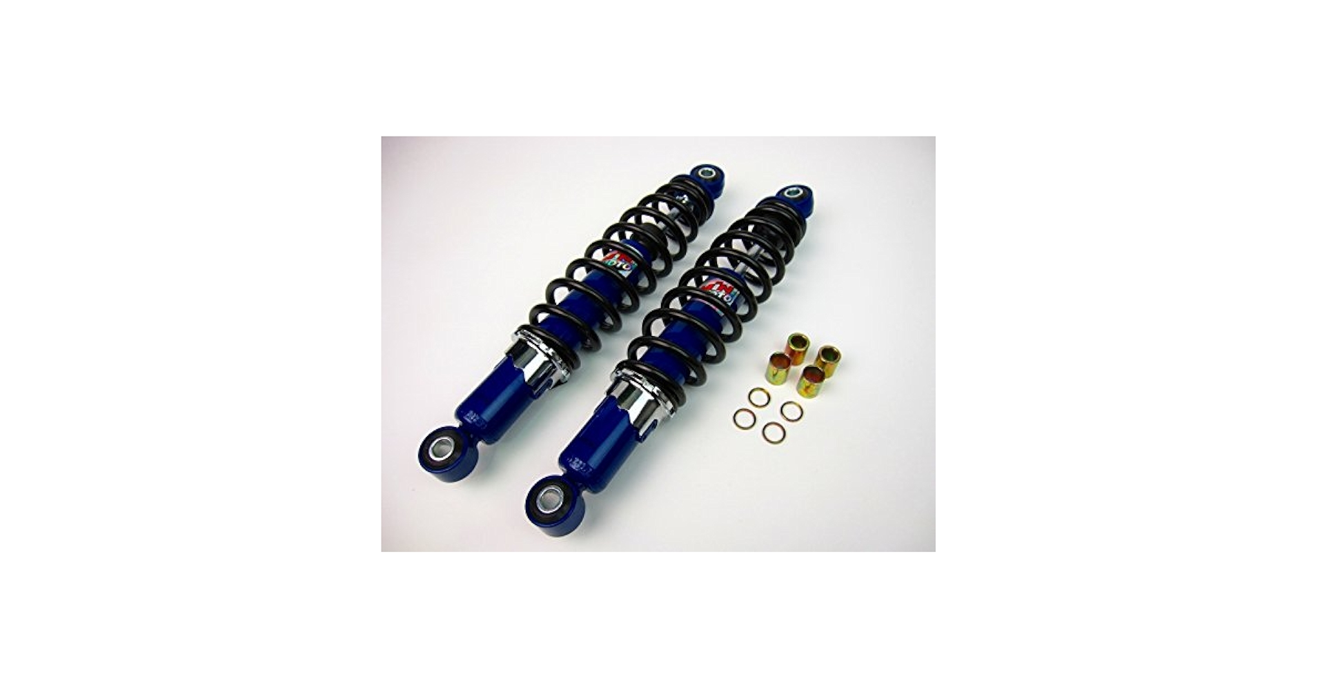 強化荒巻きリアショック 280mm モンキー/ゴリラ ブラック/ブルー 強化荒巻きリアショック 280mm モンキー/ゴリラ ブラック/ブルー