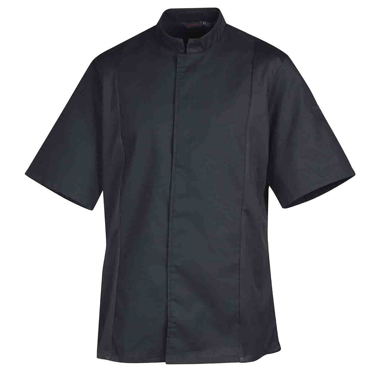 Veste de cuisine respirante Noir mc - Siaka Robur