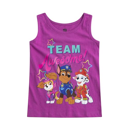 Nickelodeon Paw Patrol Girls 3 Pack Tank Top for Toddler and Little Kids2