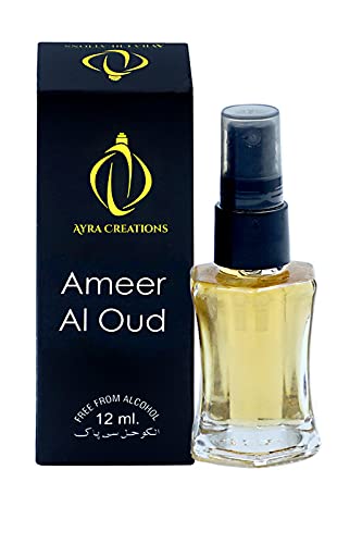 Ameer Al Oud (strong) Attar Perfume - 12ml In Spray Bottle (with 1 Surprise Gift) / Original & 24 Hours Long Lasting Fragrance/Real & Natural Aroma For Men And Women