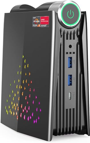 ACEMAGICIAN Gaming PC, AMR5 AMD Ryzen 5 4500U(up to 4.0Ghz) Desktop Computers Tower, 16GB DDR4 512GB NVMe SSD Mini Computer 4K@60Hz HDMI, DP, Type-C Output, WiFi 6, BT 5.2, Small PC ACEMAGICIAN Gaming PC, AMR5 AMD Ryzen 5 4500U(up to 4.0Ghz) Desktop Computers Tower, 16GB DDR4 512GB NVMe SSD Mini Computer 4K@60Hz HDMI, DP, Type-C Output, WiFi 6, BT 5.2, Small PC