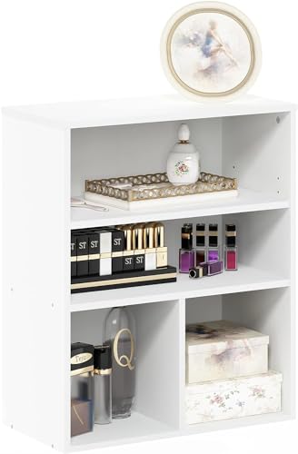 Image of Callas Multipurpose Engineered Wood Bookcase | Books Storage Organizer for Kids | Multi-Purpose Shelves for Books Storage (White, BR-06)
