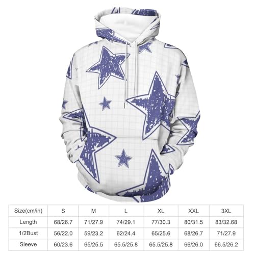 Sweat à capuche pourpre étoilé UMENG le pull idéal pour vos soirées fraîches - 3