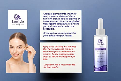 Lorstyle Siero alla Vitamina C e Acido Ialuronico