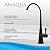 Metpure Non-airgap Brass RO Faucet Reverse Osmosis Drinking Water Filtration System Water Dispenser Spout. Contemporary Style. Include Wrench and Faucet Adapters. Matte Black