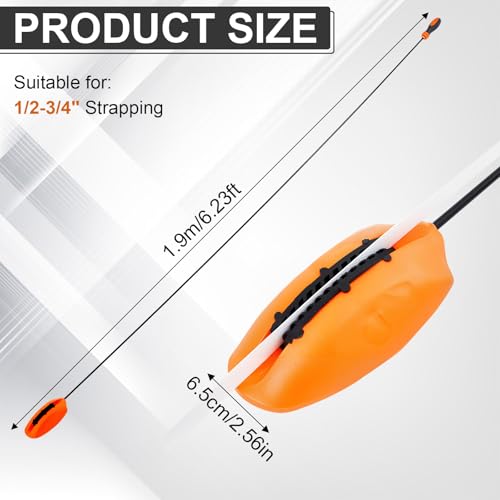 Image of MorningRo 1 Pack 74'' Flexible Pallet Strap Feeder for 1 /2-3 /4 Inch Polyethylene Strapping Stick Guide Strapping Through Pallets Straps Feeder Professional Pallet Threading Tool