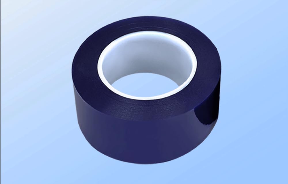 Schutzband for metallografische Metall-Leiterplattenproben – 100 m langes, blaues, halbtransparentes, elektrostatisches Folienband(100Mx80mm)