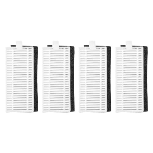 Serenophile Filtro lavable compatible con cecotec para conga Pet Max X-Treme para Ultimate Vital Robot Partes de aspirador reutilizable, color blanco