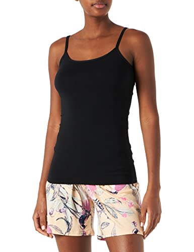 GOLDEN LADY Canotta Cotone organico-Nero-l, Camisa Cami Mujer, Nero, L
