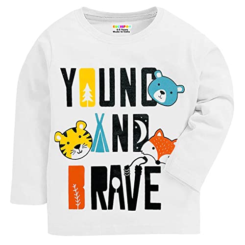 Image of Kuchipoo Baby Boy Regular Fit Cotton T-Shirts