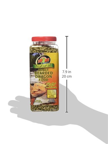 Zoo Med Natural Bearded Dragon Food Adult 567g, Futterpellets für Bartagamen