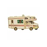 RV Christmas Tree Ornament Class C Camper