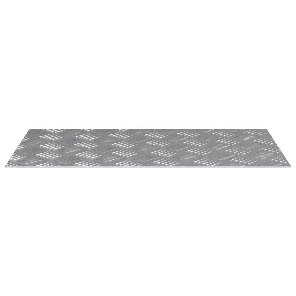 Fengshui Aluminiowy stopień schodowy, 70 x 40 cm, srebrny, 4 sztuki | Antypoślizgowa konstrukcja blachy ryflowanej, do użytku wewnątrz i na zewnątrz, łatwe czyszczenie, trwała