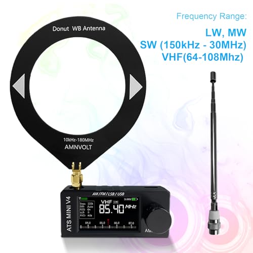 Radio V4 ATS Mini DSP portable pour capter partout sans grésillements