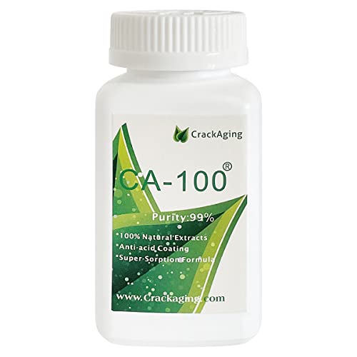 Crackaging Ca-100® - 100% Natural Super-Absorption Cycloastragenol 25Mg/Cap (Ca-100® 25Mg 15Caps) #TOP2