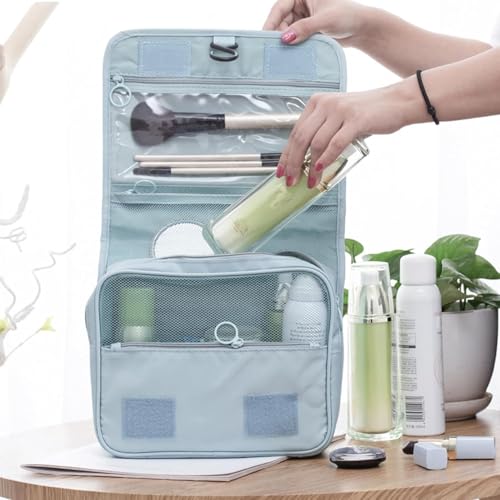 Image of Porslin Suitcase Organizer for Travelling 8-Piece Travel Bag Organiser and Travel Packing Organizers Set with Clothes Organizer Cubes, Toiletry & Shoe Bag, Laundry Pouch, Accessories Bag