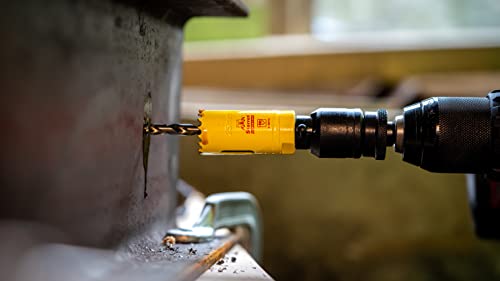 Starrett Bi-metal Hole Saw Kit - 8-Piece KFC06021 Fast Cut Electricians Hole Cutter Kit with Arbors - Compatible with Bosch Dewalt Hitachi Festool Milwaukee 5 Starrett Bi-metal Hole Saw Kit - 8-Piece KFC06021 Fast Cut Electricians Hole Cutter Kit with Arbors - Compatible with Bosch Dewalt Hitachi Festool Milwaukee - Image 5