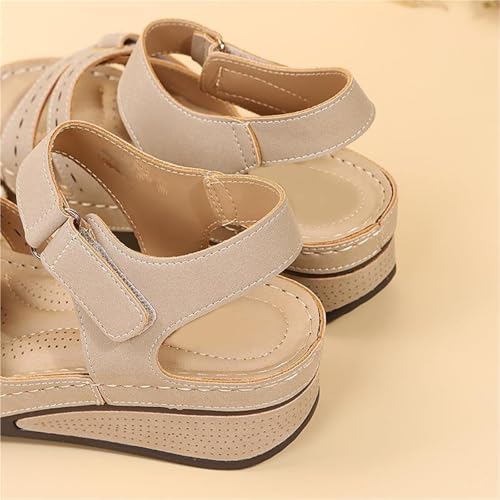 Style Women's Sandals Summer Beach Slope Heel3