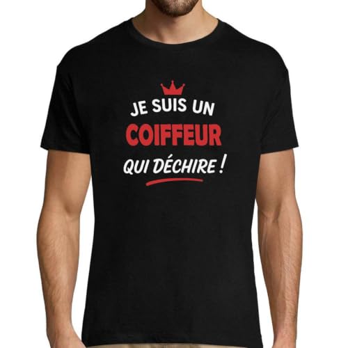 T-Shirt Coiffeur Qui Déchire 2 : Impression France Haute Résistance