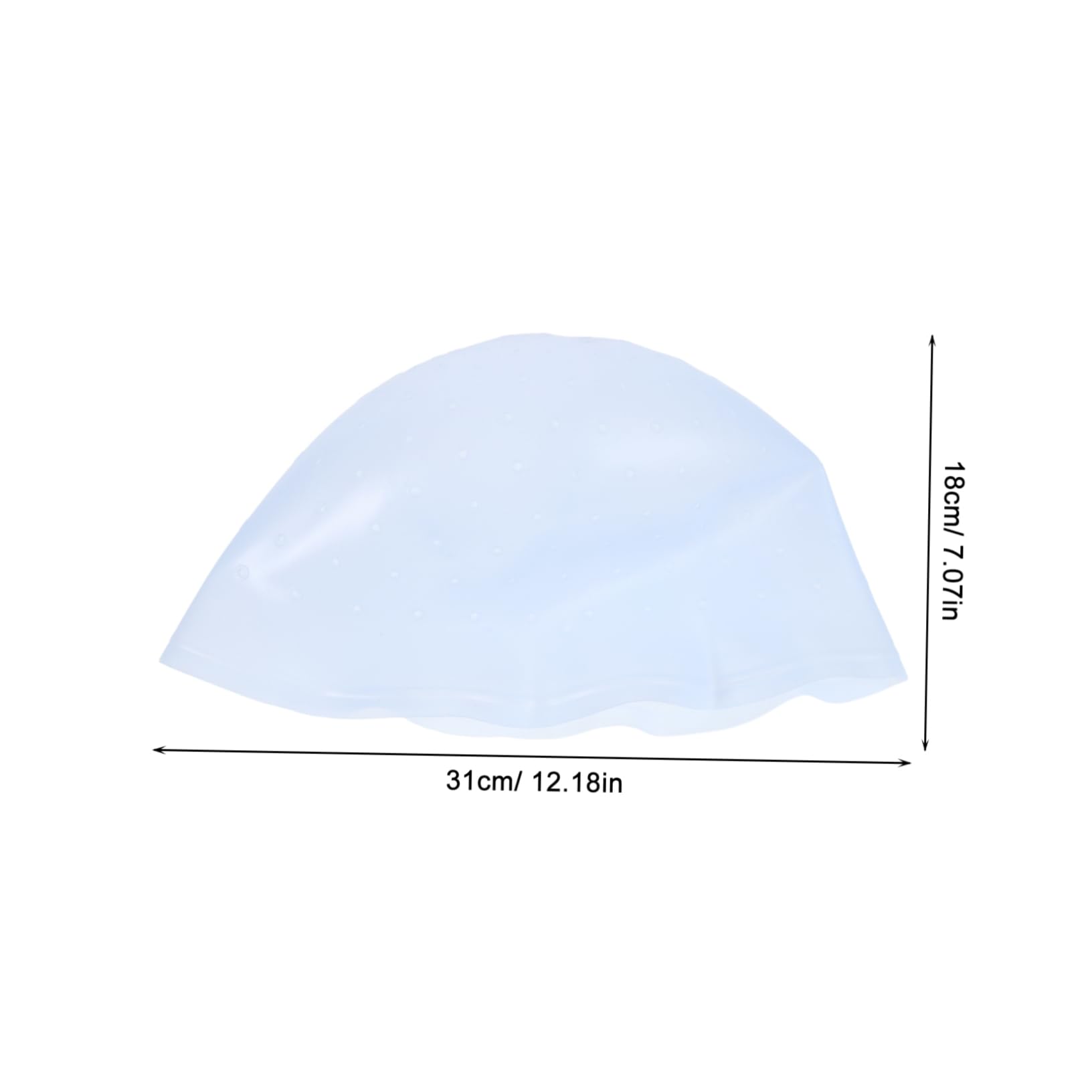 BESTYASH Salon Hair Dyeing Cap with Round Slit Holes Comfortable Silicone Highlighting Tool