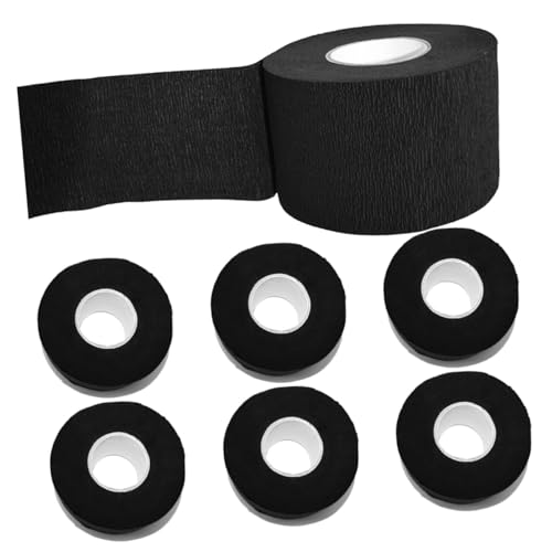 OATIPHO 7個使い捨てネックストリップ ブラック 通気性ソフト素材 肌に優し