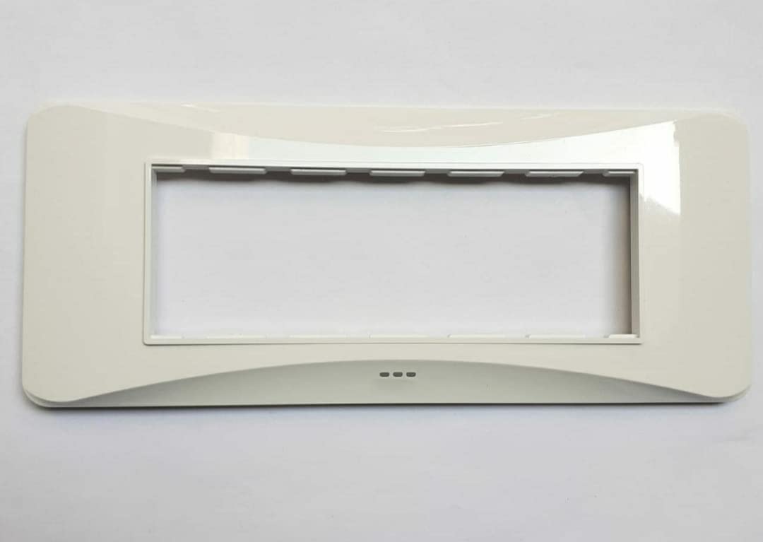 Modular Plate Size -6M | Plate for Modular SWICTHS, SOCKETS& Others | USES for Home,Office ETC Polycarbonate Material Color White Pcs 1-image-36
