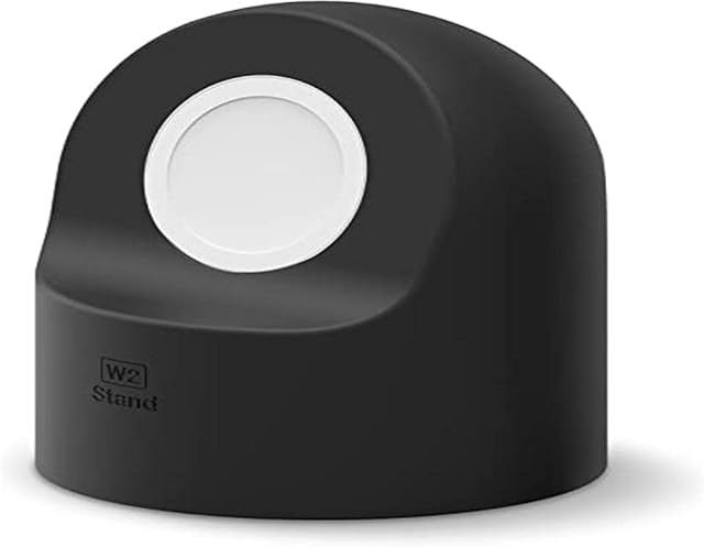 elago Stacja ładująca W2 kompatybilna z Apple Watch Series 9, 8, SE2, 7, 6, SE, 5, 4, 3, 2, 1, kompatybilna z Apple Watch Ultra 2 i 1 [ładowarka nie wchodzi w zakres dostawy] (czarna)