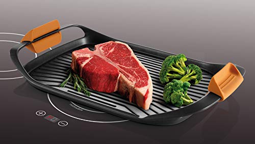 Tescoma 605068 Bistecchiera SmartClick, Antiaderente, 42 x 28 cm, Compatibile con Induzione, Nero - immagine 5