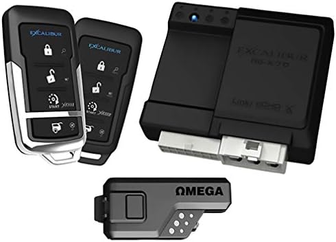 Excalibur RS370 main remote, control module, and round remote.