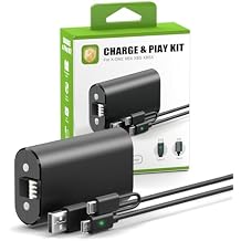 Rechargeable Battery Pack for Xbox Series X/S/One - 22000mAh USB C and Micro Xbox Controller Battery Pack ChargerIncludes 2 Batteries Only