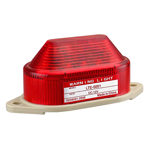 Industrial Signal Red Mini Warning Light Strobe Warning Lamp 2W