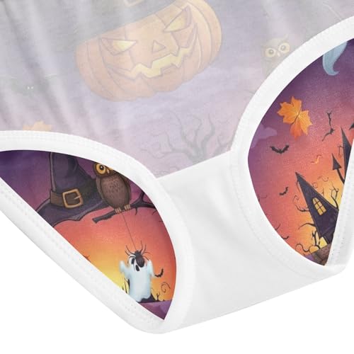 Halloween Carved Pumpkins Toddler Cotton Underwear, Kids Underwear, 2T–8 Years4