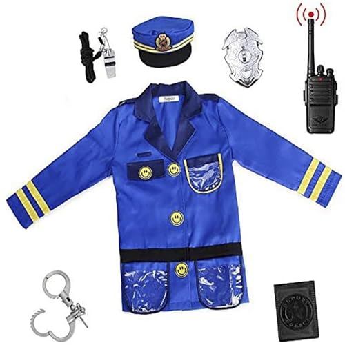 Disfraz de Policía para niños con accesorios, 3-6 años miniatura 2