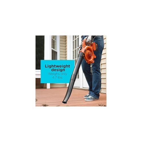 Image of BLACK+DECKER Leaf Blower Cordless with Battery and Charger, POWERCOMMAND 40V MAX 90 CFM Variable Speed Up to 120 MPH, Battery Leaf Blower, Hard Surface and Yard Sweeper (LSW36)