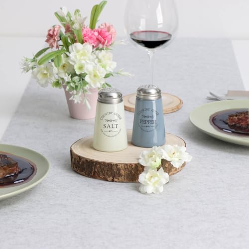 Salz- und Pfefferstreuer aus Glas im Landhausstil – 2er Set