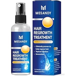 Hair growth Spray for Women and Men: Anti Hair Loss Treatment for Hair Regrowth 2 Month Supply, Extra Strength Scalp Solution, Thicken Strengthen Longer Hair 100Ml
