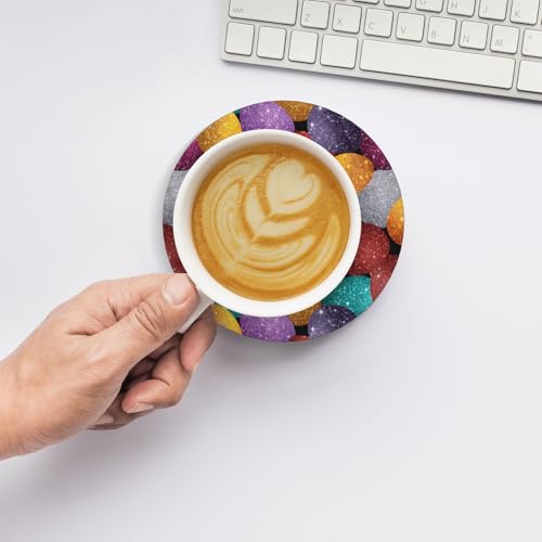 Dessous de verre céramique œufs colorés pour table basse - 6