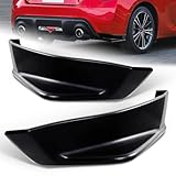 HK5 2 Pieces ST-Style Polyurethane Unpainted Black Rear Bumper Lip Spoiler Splitter Body Kit Trim Protection Compatible with 2013-2020 Subaru BRZ & Compatible with 2013-2016 Scion FRS, 2014 2015