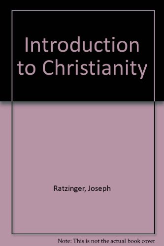 Introduction to Christianity 0816422621 Book Cover