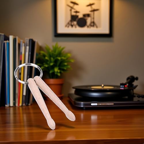 Llaveros Mini Baquetas de Madera Portátiles miniatura 6