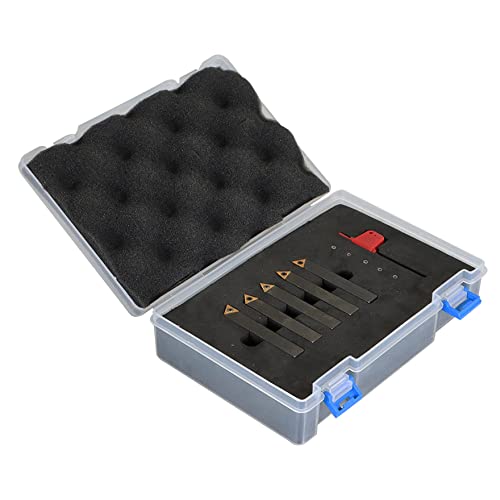 Kit de 5 Fresas de Carburo para Torno con Caja Plástica miniatura 2
