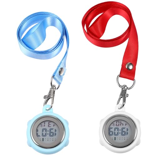 Reloj de bolsillo digital Gatuida de diseño simple elegante con pantalla grande, pack de 2