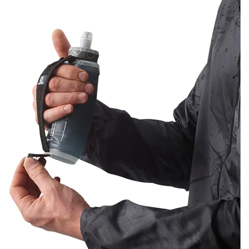 Salomon Active Unisex Handheld System with Flask Included, Minimalist, Easy to hold, Easy to use, Black, Slate Grey - Image 4