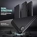 ESR Metal Kickstand Case for iPhone Xs/X, [Vertical and Horizontal Stand] [Reinforced Drop Protection] Hard PC Back with Flexible TPU Bumper for The iPhone Xs/X, Black