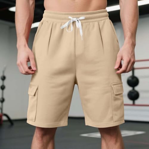Image of Men's Hiking Shorts Tactical Quick Dry Work Cargo Shorts Summer Knee Length Pants Summer Fashion Casual Clothes