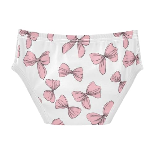 Wusikd Cute Pink Bows Boys' Underwear Cotton Boys Briefs Soft Toddler Underwear 2T2