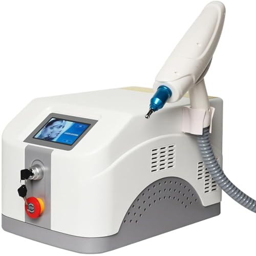 ZenSeFarin Máquina para Eliminar Tatuajes De Cejas, Labios Y Ojos, Dispositivo Portátil De Depilación Y Lavado De Cejas De 1064 Nm/532 NM/Muñeca Negra, para Pigmentos De Cejas, Labios Y Ojos